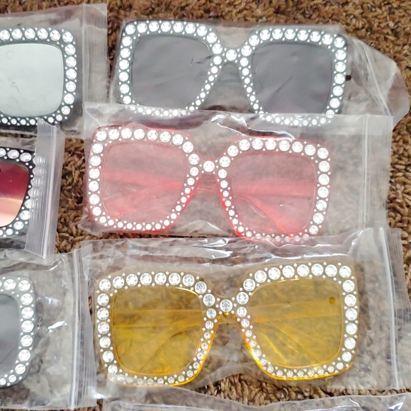 Bling bling fashion eye glasses assortment colors - Picture 3 of 7